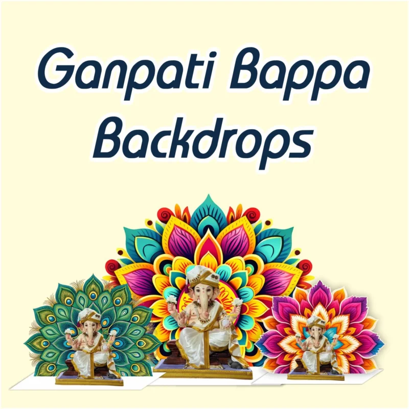 ganpati backdrop