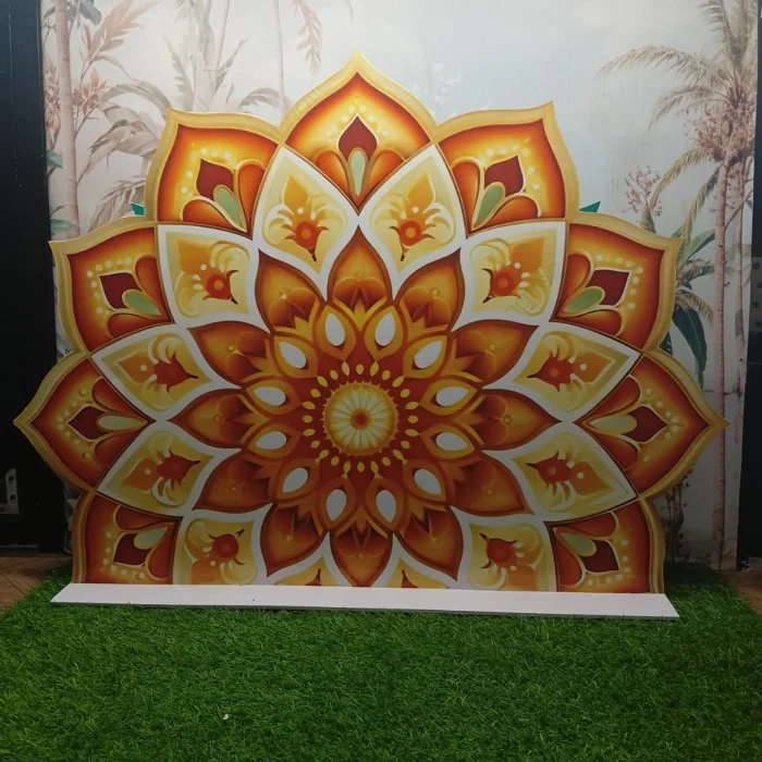 1.Ganpati decoration backdrop cutout 5MM - Image 2